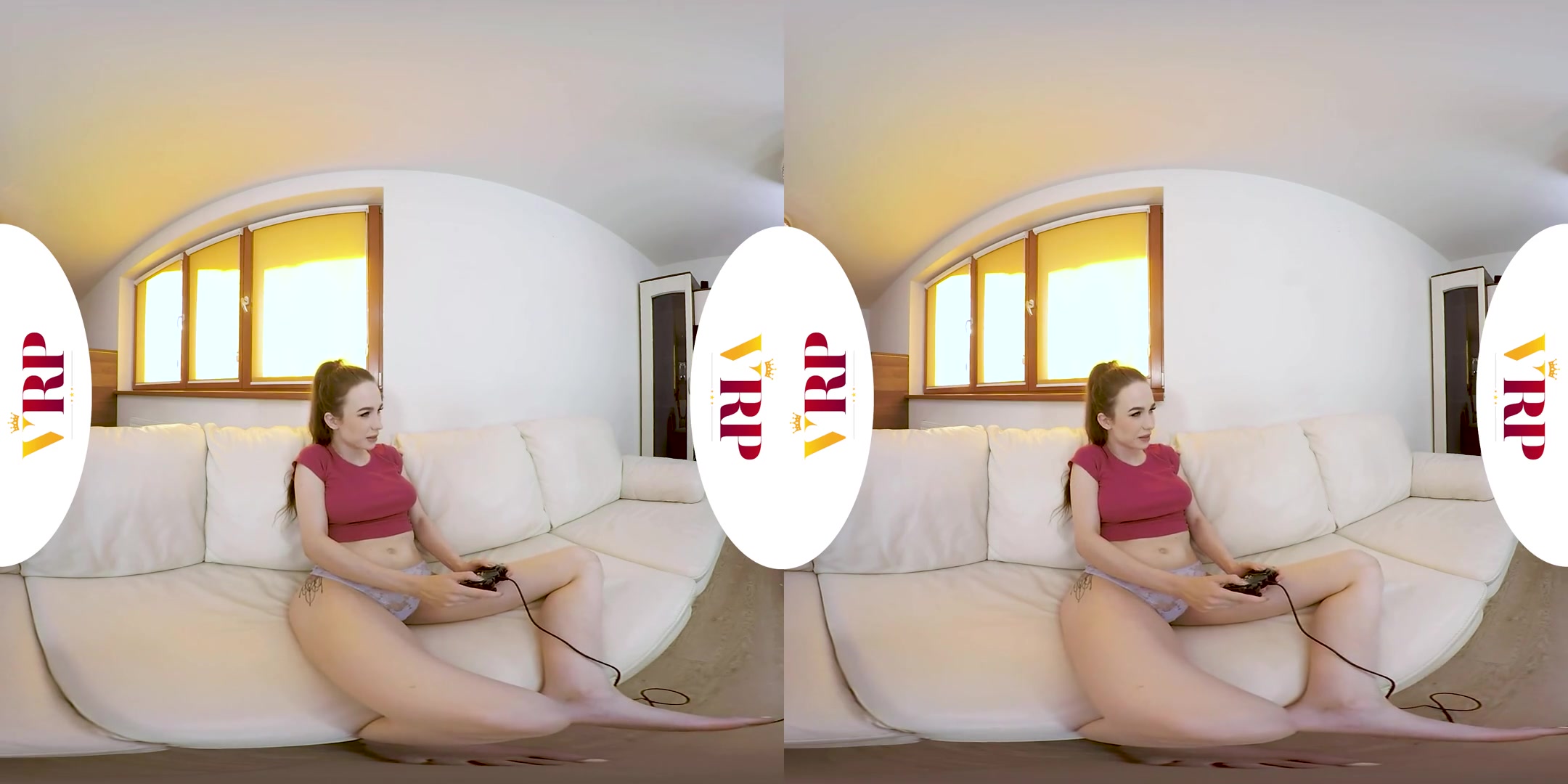 Angel Rush in Naughty Sex Station - VRPFilms