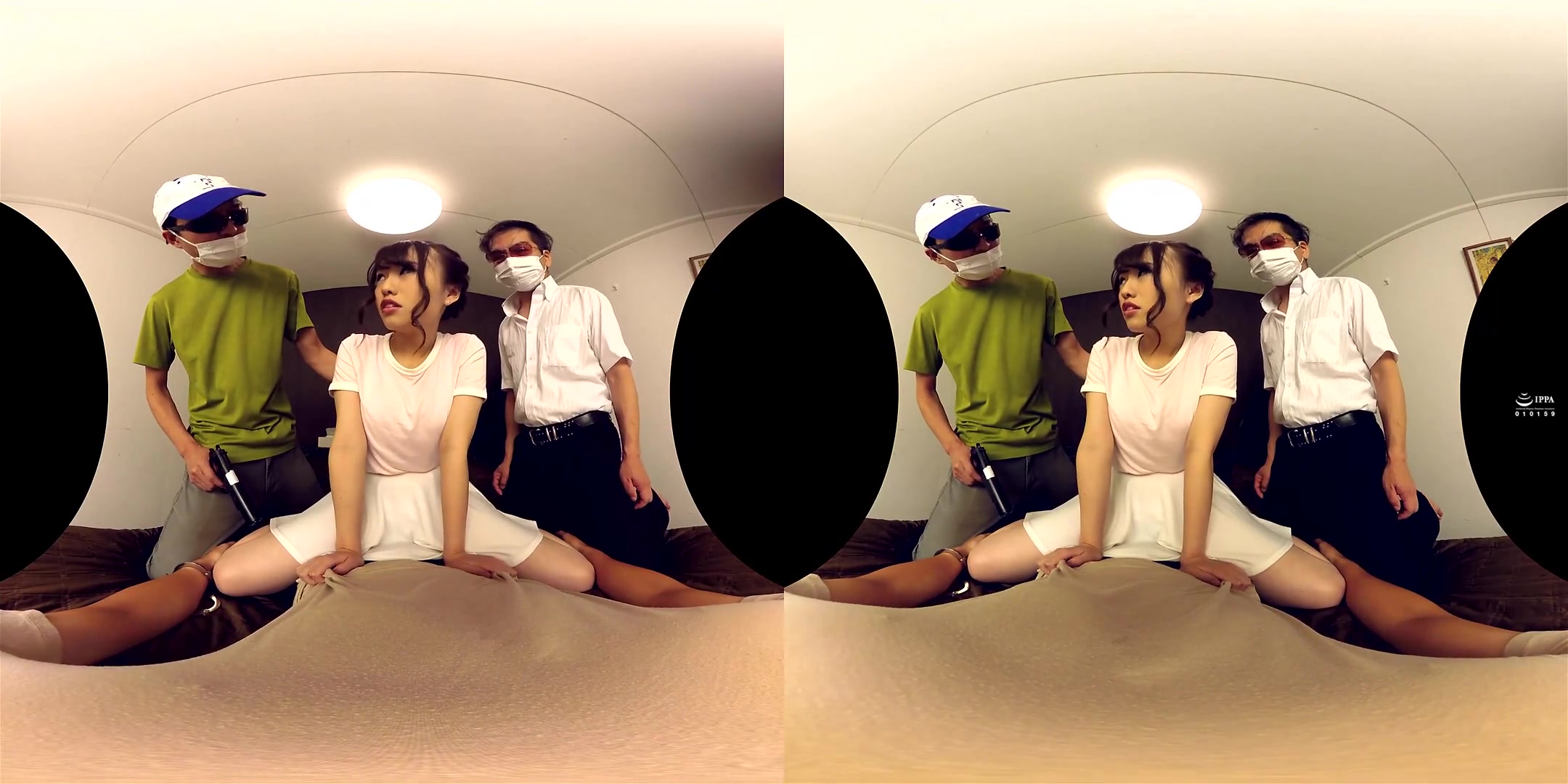 Kaho Aizawa in Mirei Morishita Taken Advantage of While I Watch Because of My Unpaid Debts 1 - CasanovA