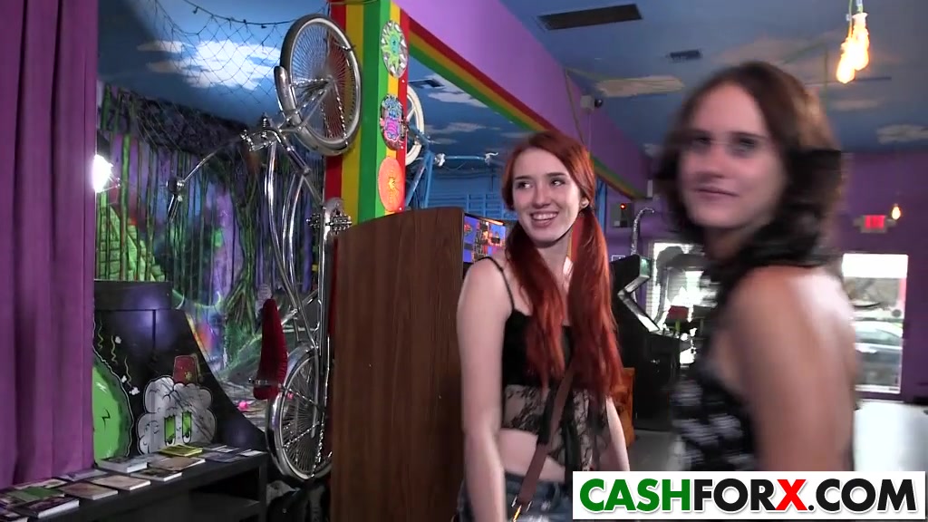 Horny Girl Gets Wet For Bucks