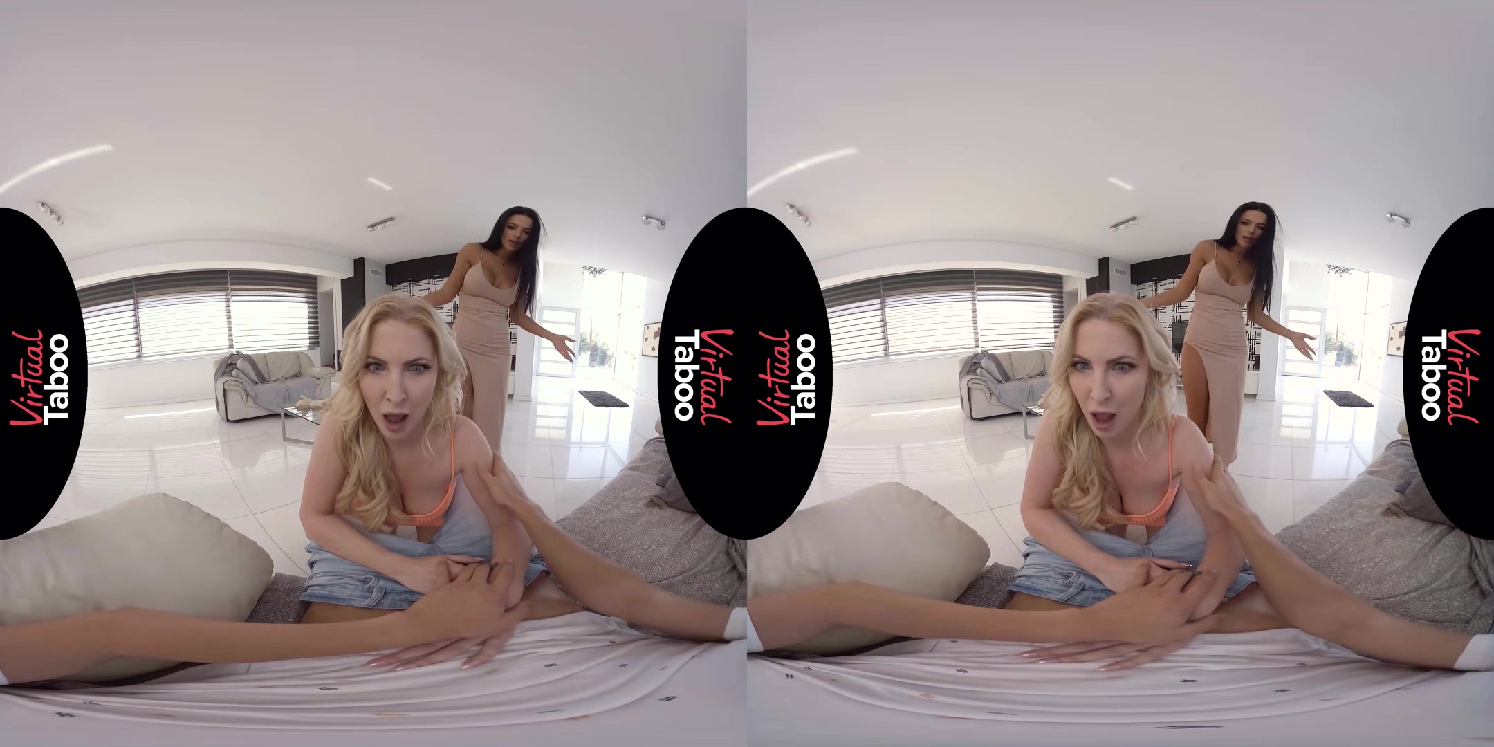 Georgie Lyall, Shalina Devine VR Porn: Being A Lucky Motherfucker - VirtualTaboo
