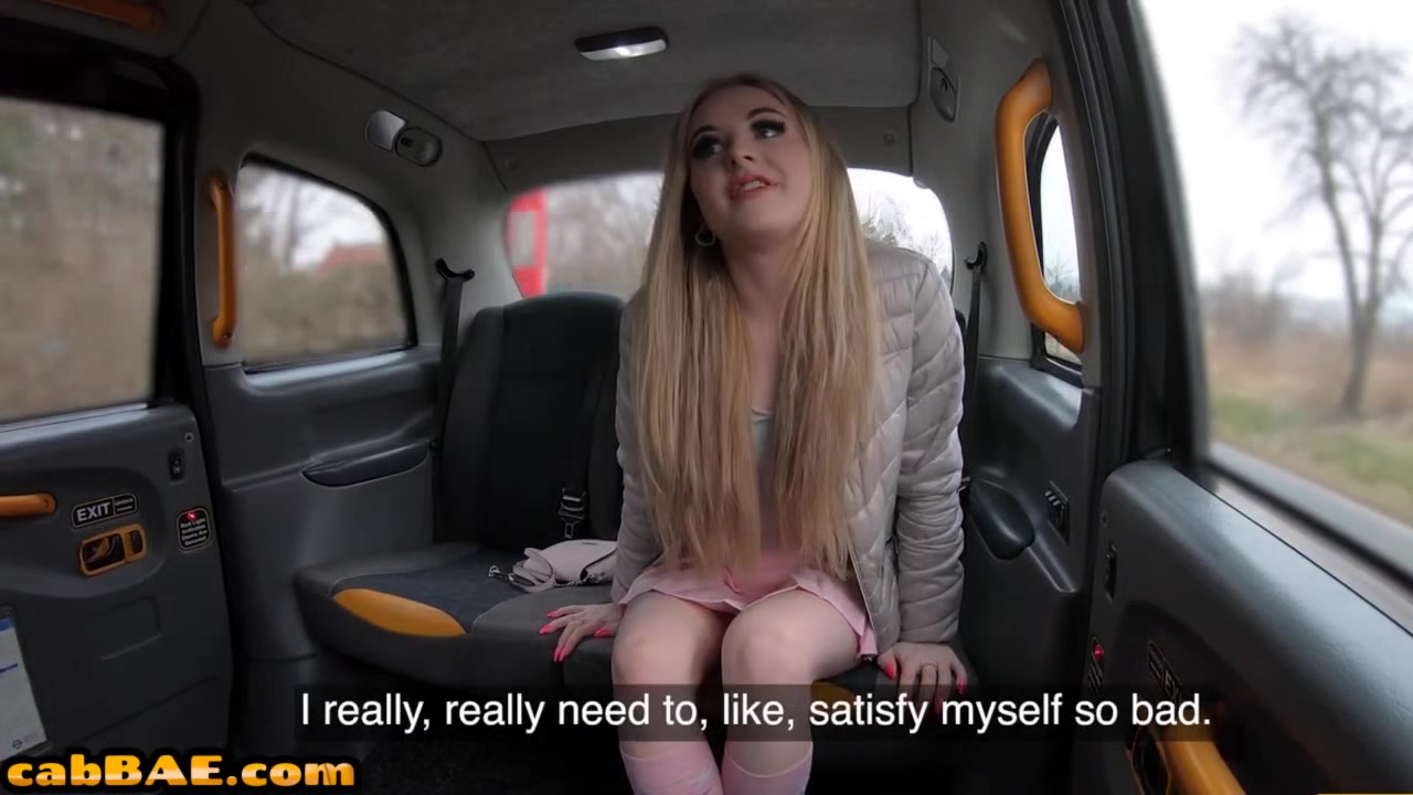 Cab 21yo tattooed slut smashed from behind by car driver