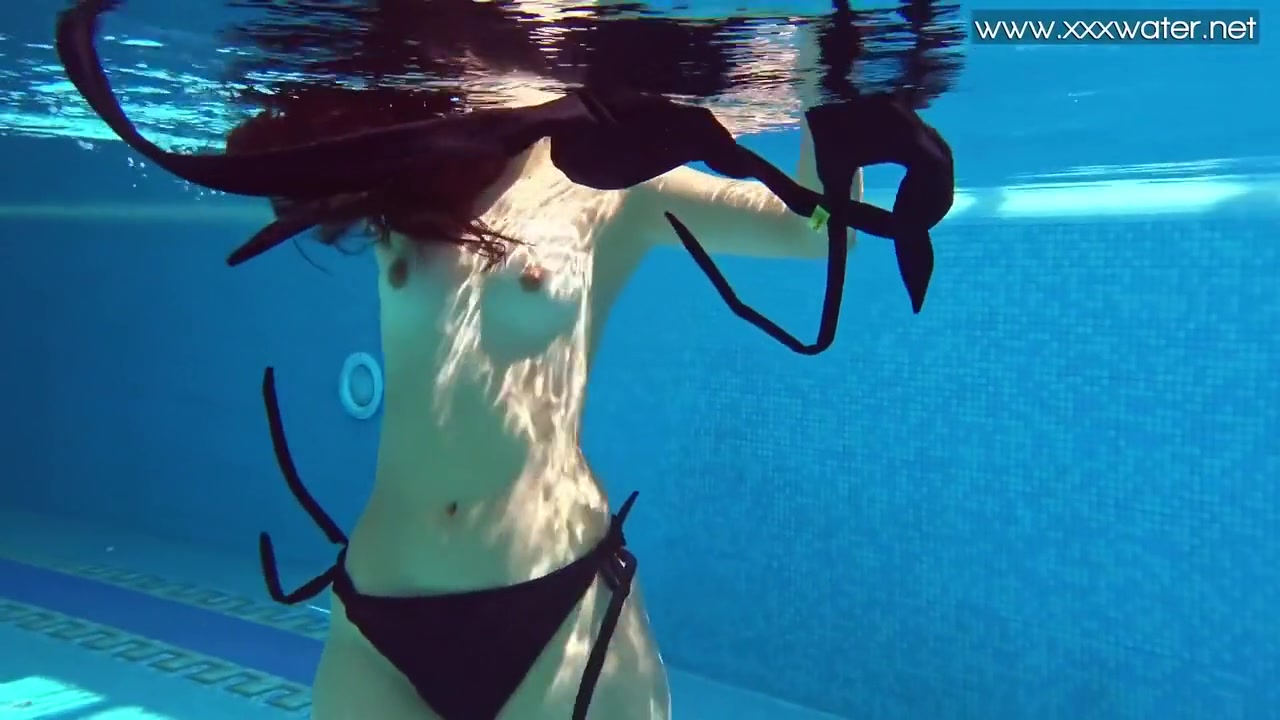 Swimming Pool Nudist Action By Sexy Latina Babe Andreina