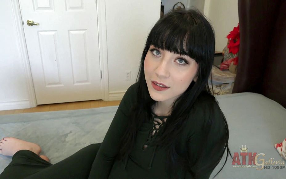 Lovely brunette interviewed