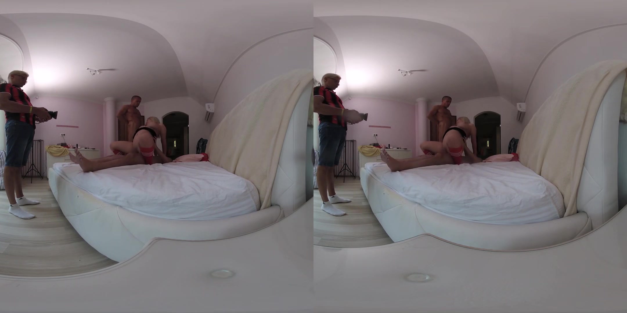 Lana Wolf Vr Part Three - Football Loving Freak W Huge Tits & Enormous Ass Dominated In Rough Threesome