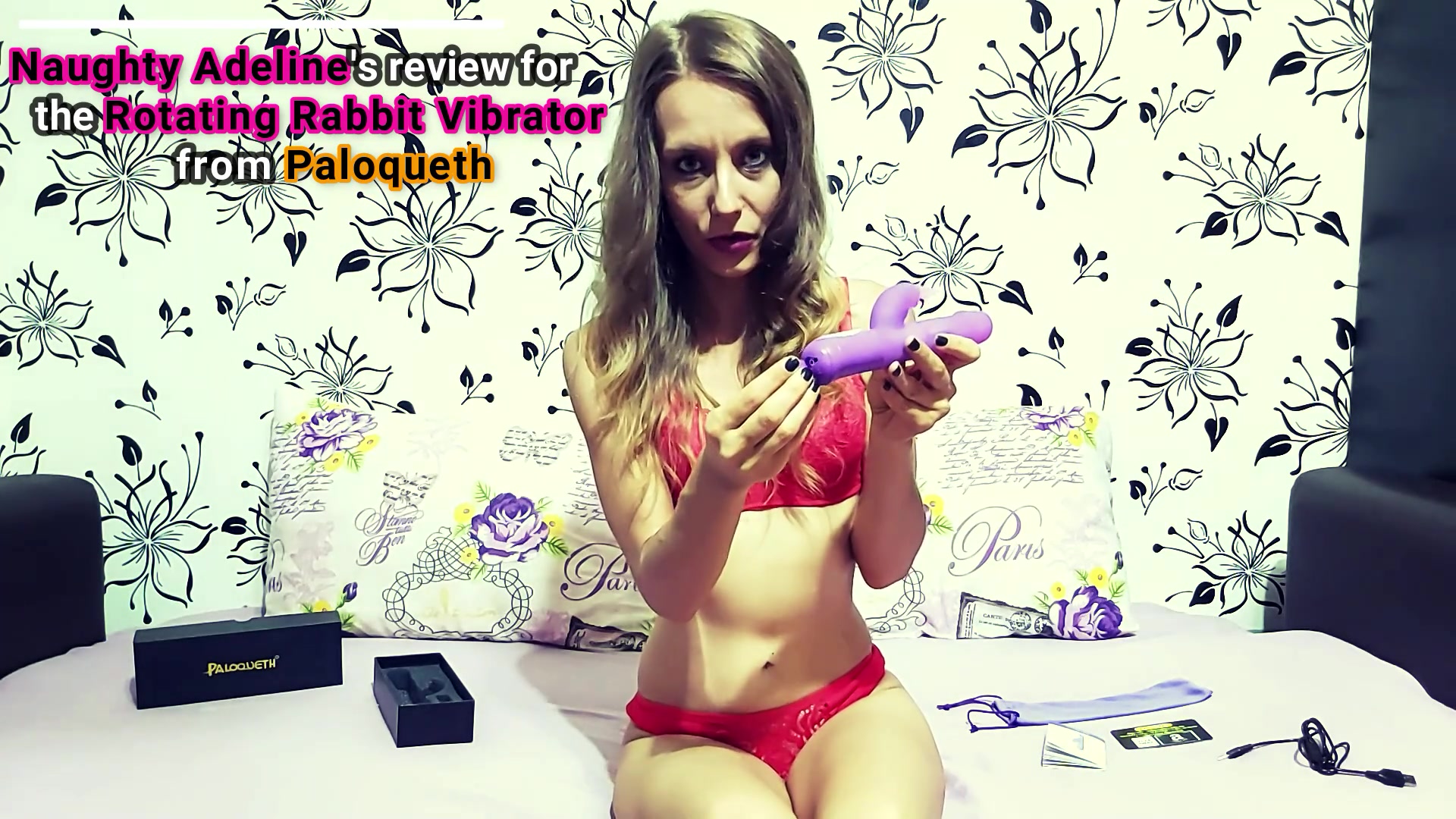 Review Rotating Rabbit Vibrator From Paloqueth Sfw - Sex Movies Featuring Naughty Adeline