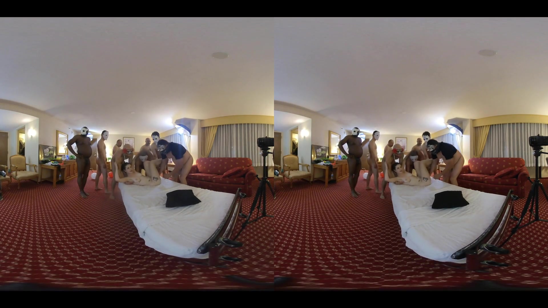 Anastasia Rose Gangbang 2 of 2 - Amateur VR Gangbang