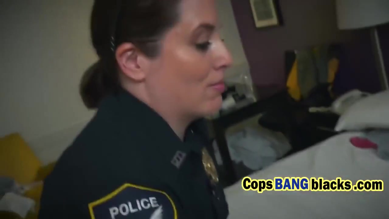 Horny Cops Banged By Black Dude