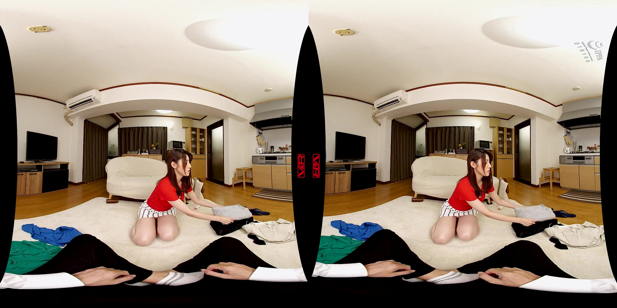 My Stepmother Couldn't Let me Be a Virgin; Hot Japanese MILF Fucks You in VR