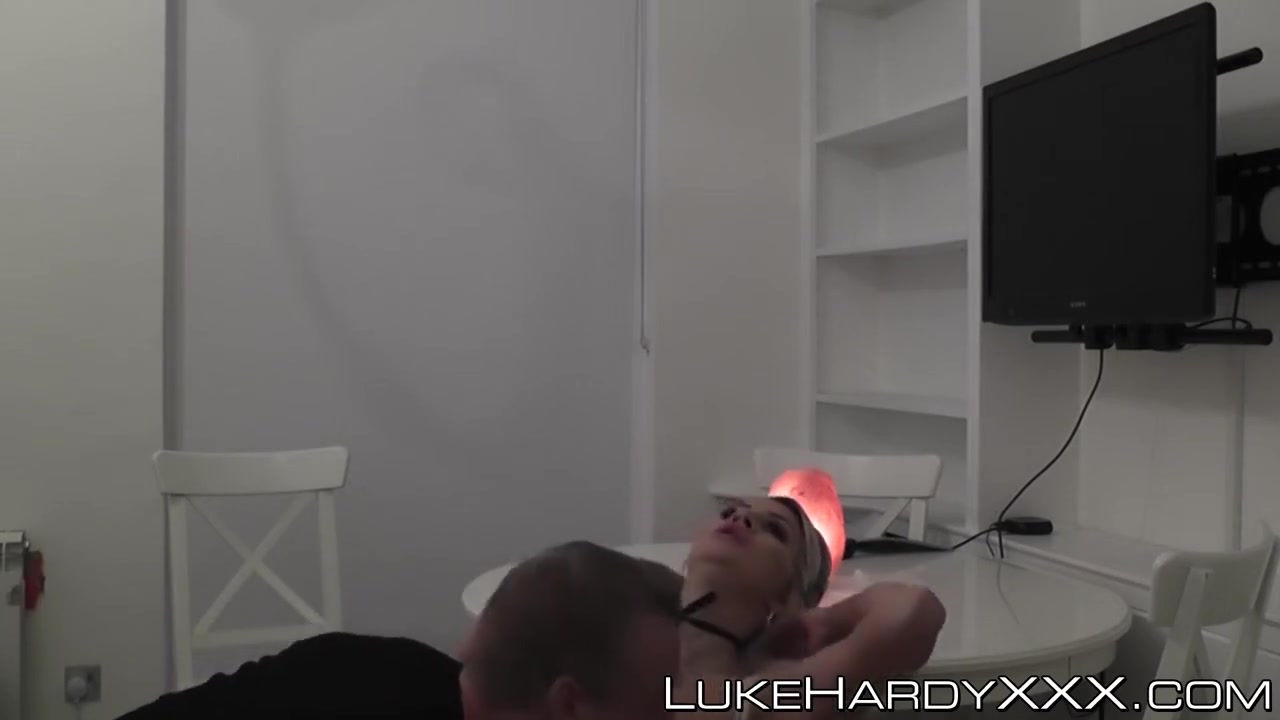 Naughty English maid dominated by soldier boy Luke Hardy