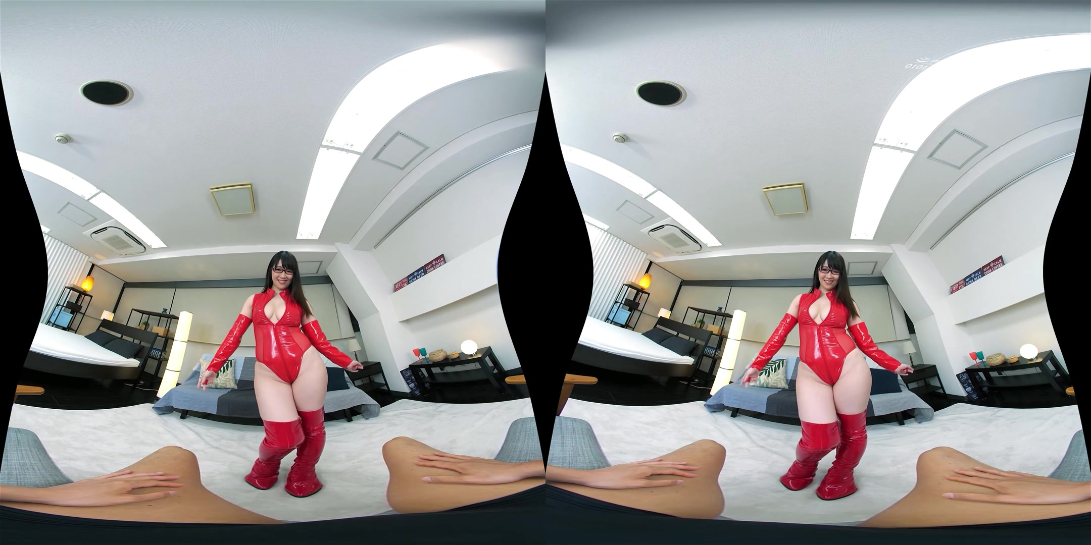 Aina Shinkawa - High Leg Boots Edging - -BOXVR