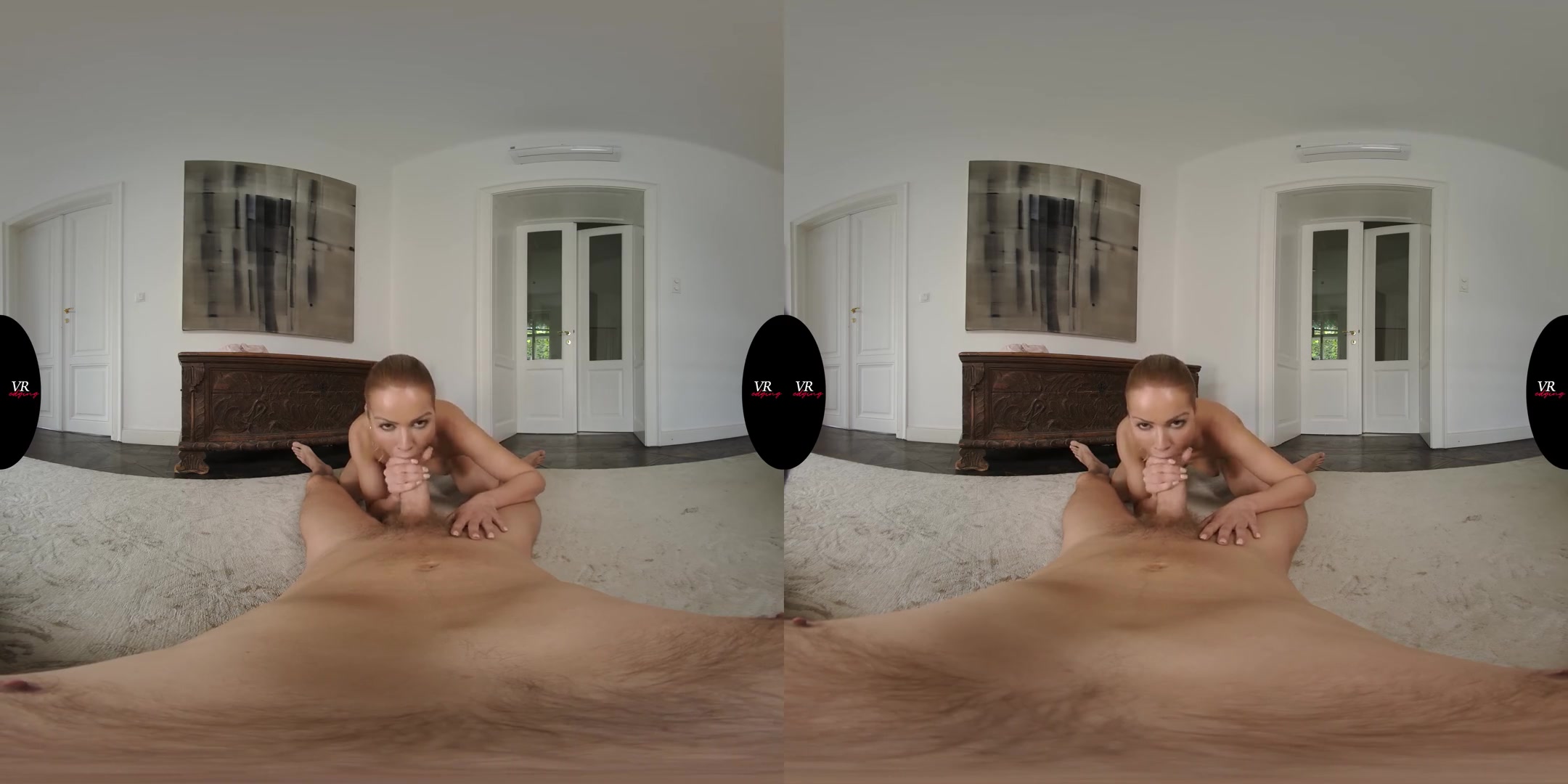Cherry Kiss Gets Fucked Through Pantyhose - Gorgeous Pornstar in Sexy Lingerie Sucking Your Cock in VR