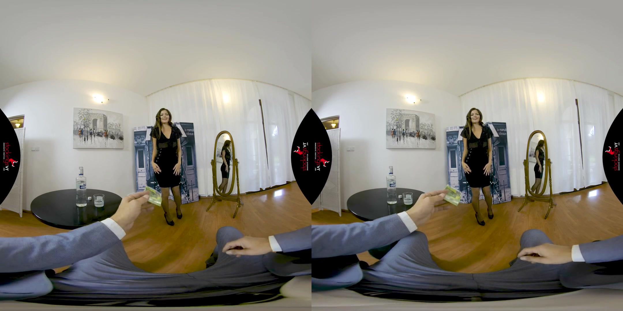 Posh Lady Lapdance - Hot Pornstar Sucks your Cock in VR