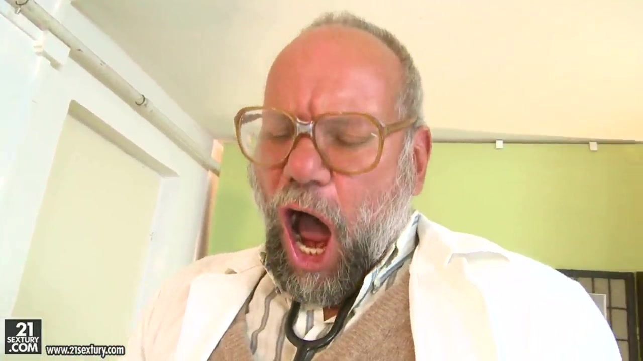 teen 18+ girl having wild sex with old doctor