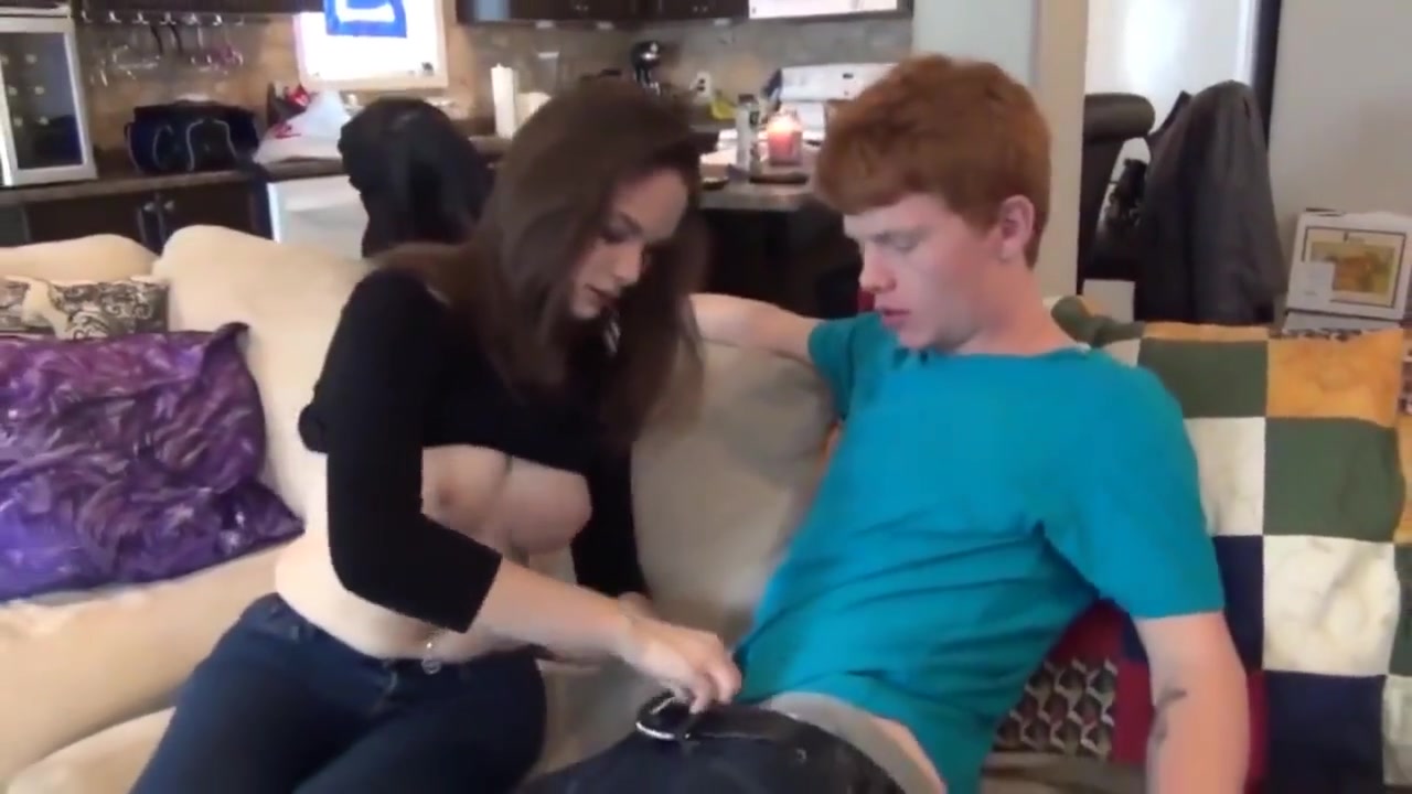 Redhead stepbrother seduces and fucks his naughty stepsis
