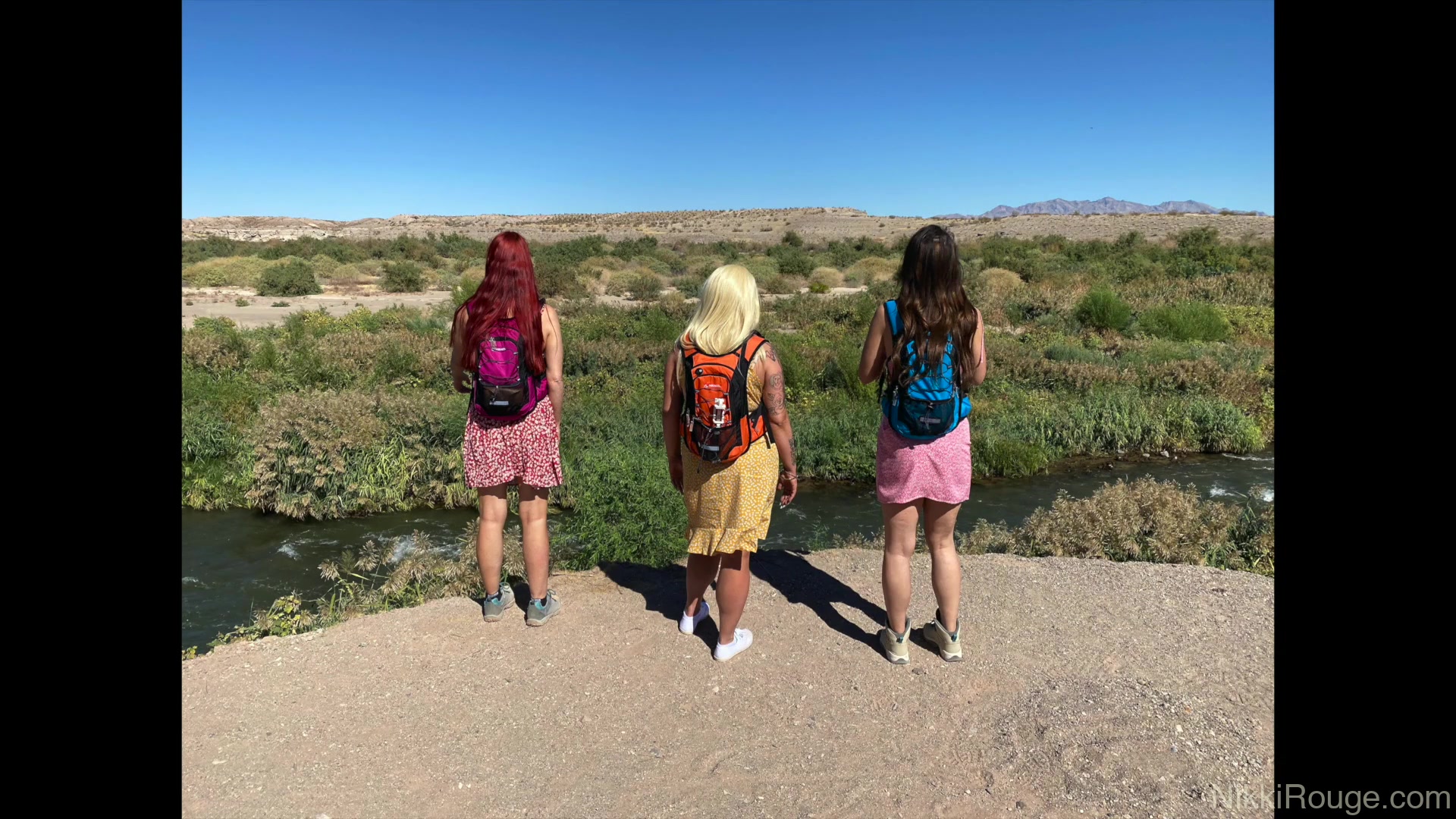 3 Sexy Ladies Take You On A Horny Hike - Nikki Rouge