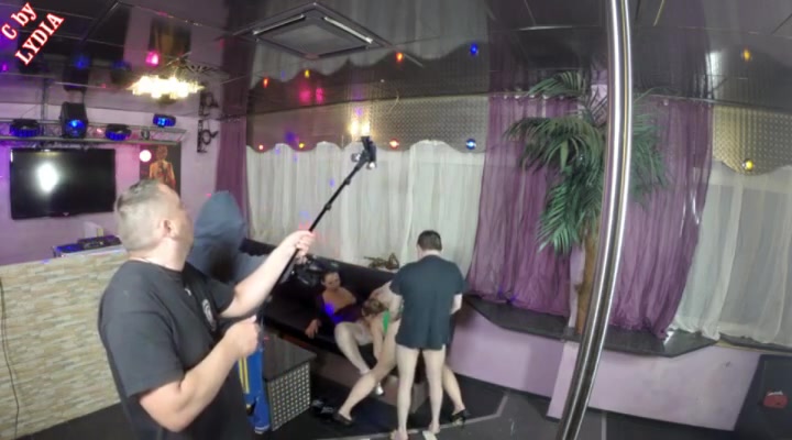 Making Of - Threesome In Village Disco