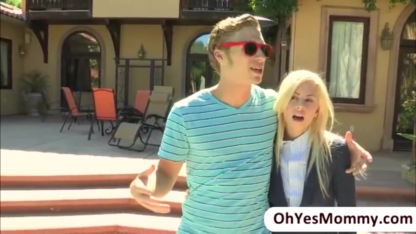 Super sexy Step moms first hot threesome fuck