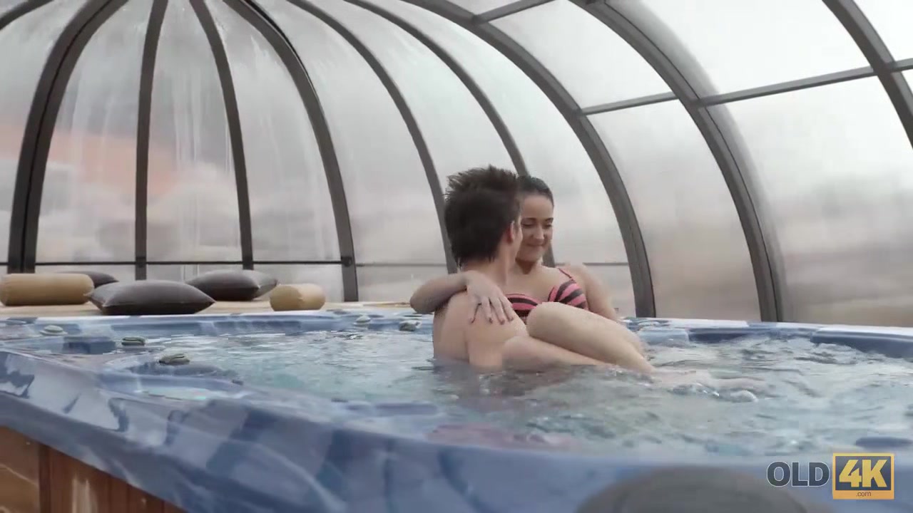 OLD4K. Old guy gets lucky to make love to gorgeous young lady