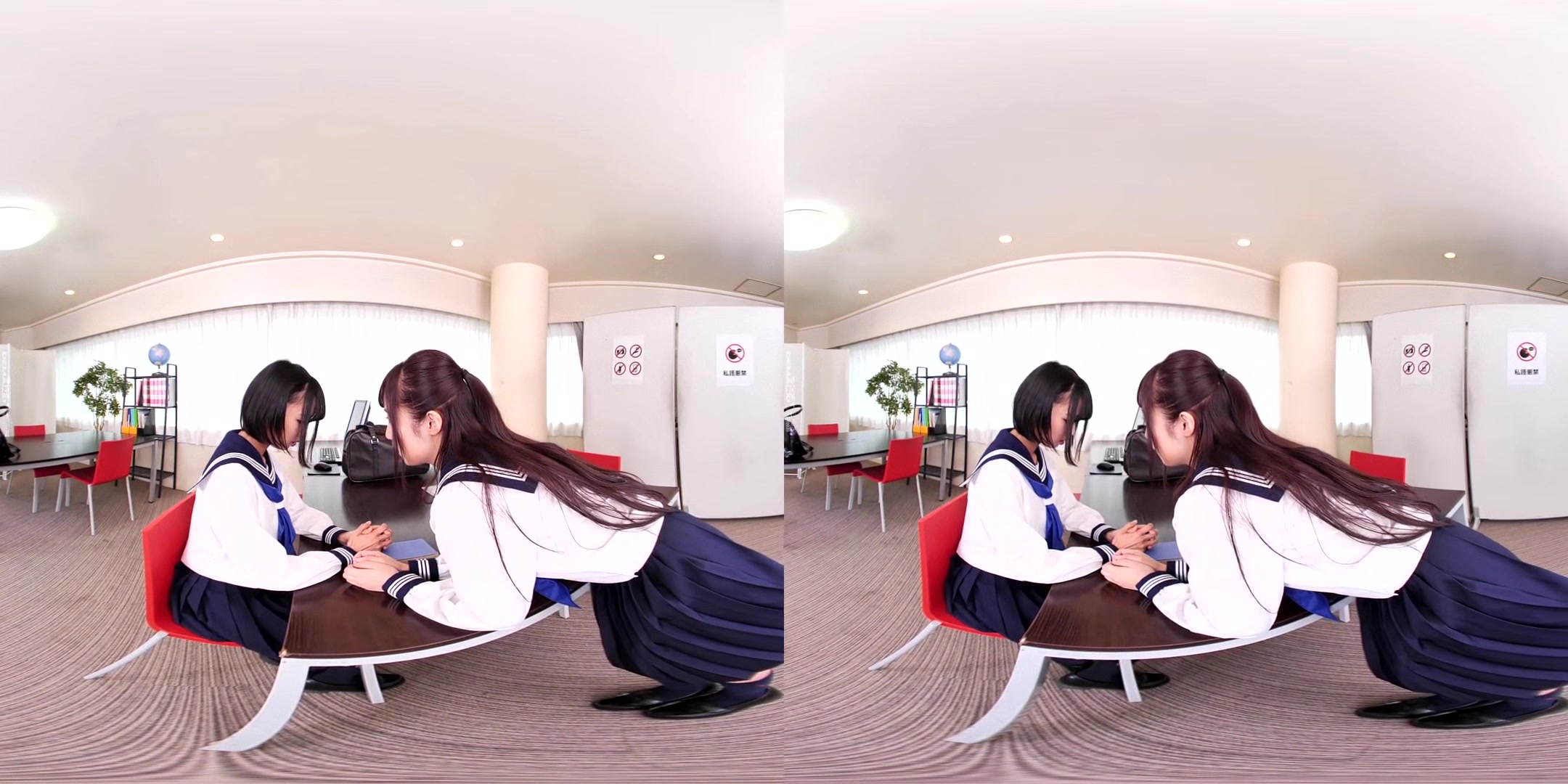 Girl on Girl VR: Beautiful Girls Playing with Each Other; Japanese Schoolgirls go Full Lesbian