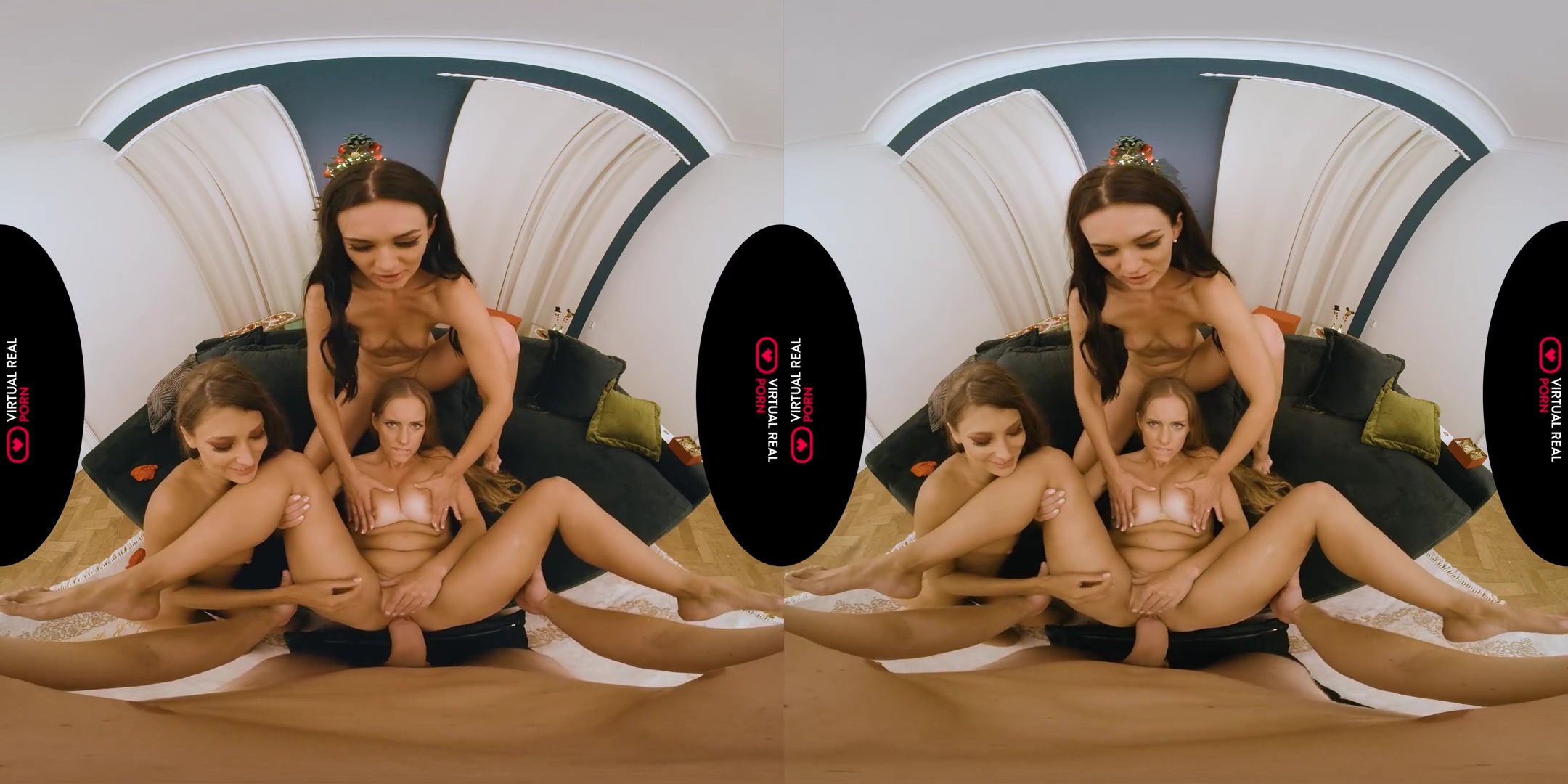 A Christmas Wish - Pornstar MFFF Foursome Group Sex Ultra High Quality HD VR