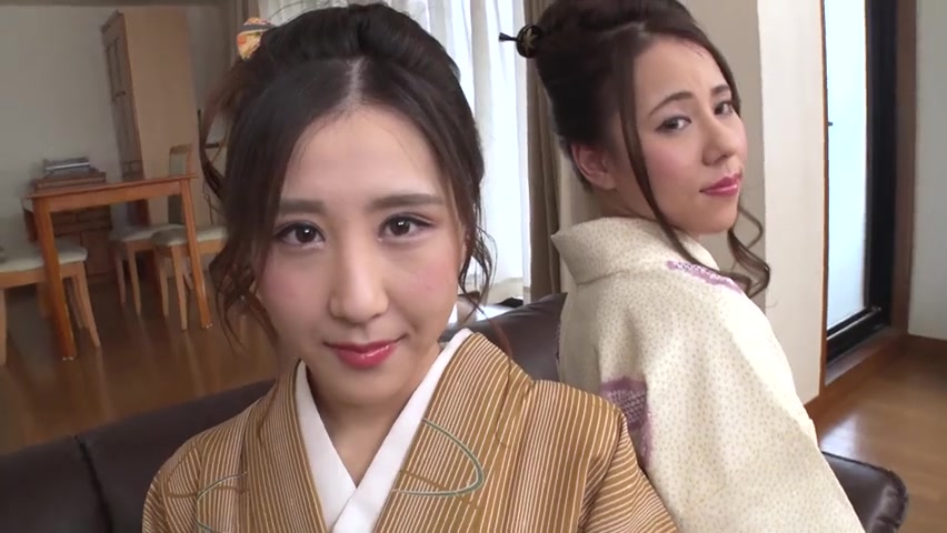 Ciel Hiiragi, Emi Sakurai Beautiful sluts in kimono : threesome and 2 cum shots - Caribbeancom