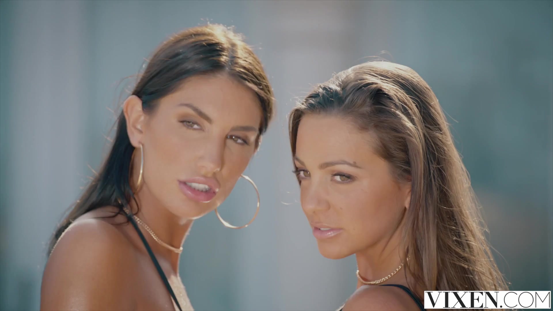 VIXEN Abigail Mac and August Ames Share A Huge Cock!