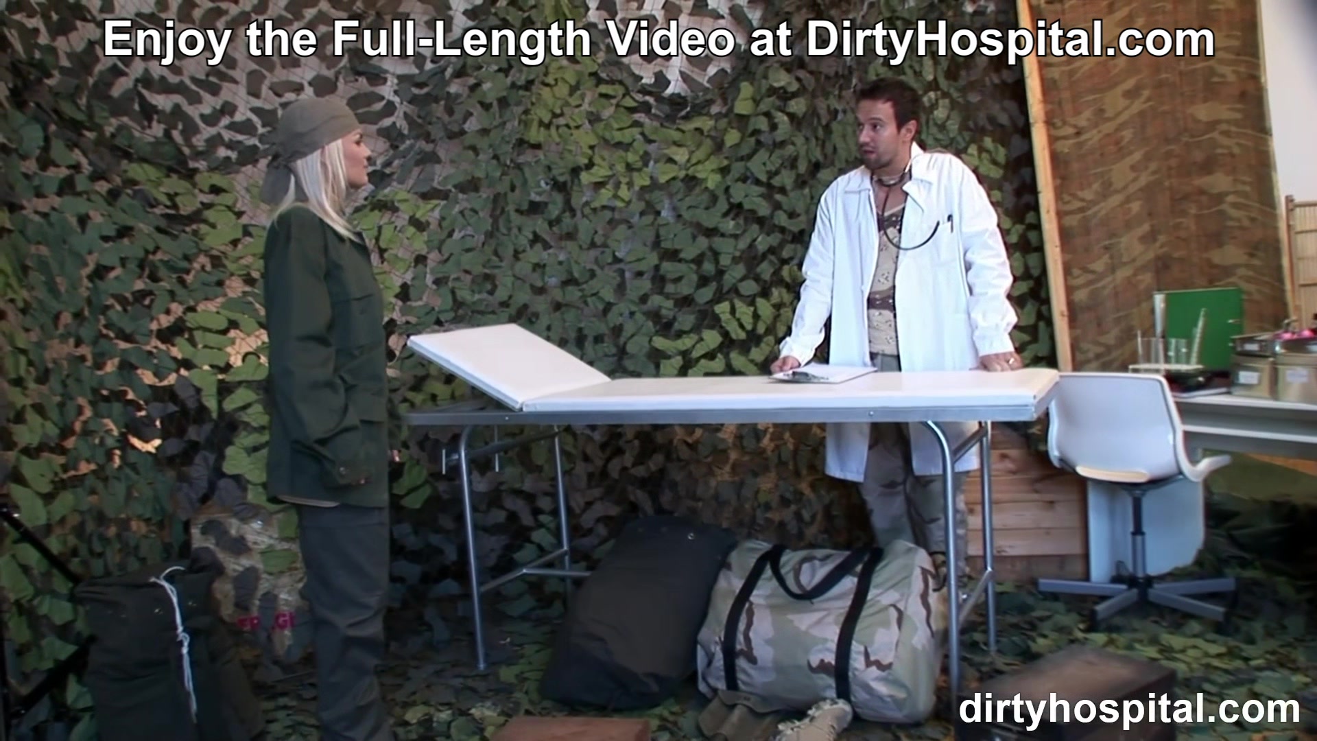 Routine Check-Up before Enrolling to the Army with Jasmine Rouge and Titus Steel for DirtyHospital
