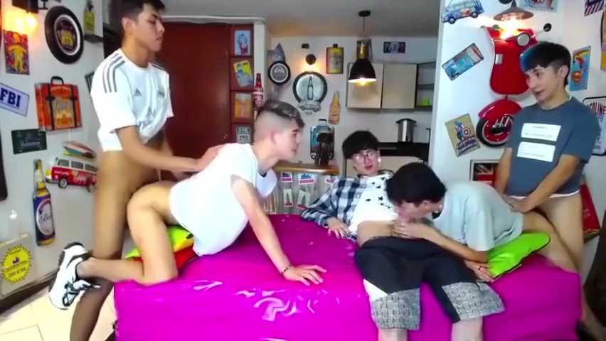 Latin Group Camboys Room Fuck Sex Show Cam Porn Tube