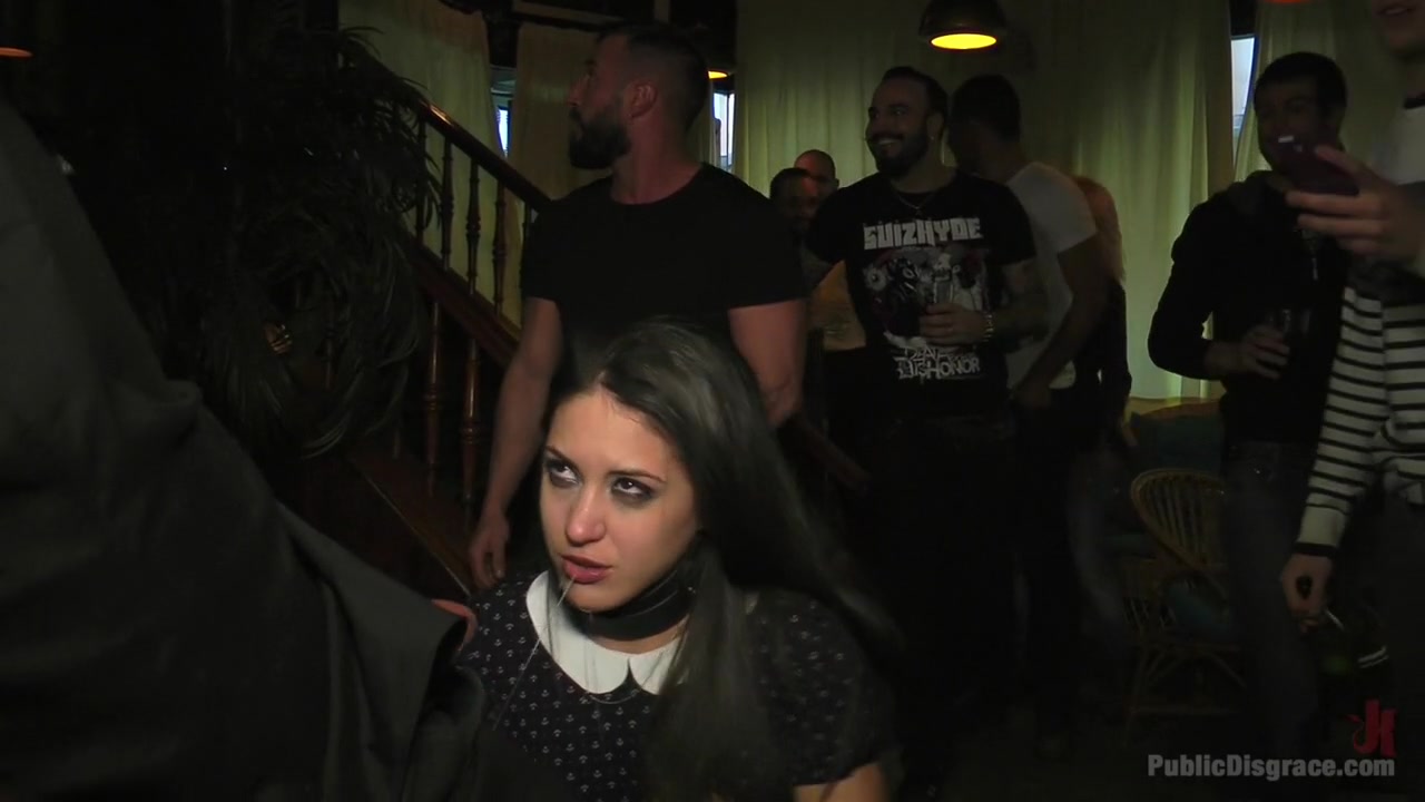 Perky Carolina Abril is Ravaged and Shamed in Crowded Bar