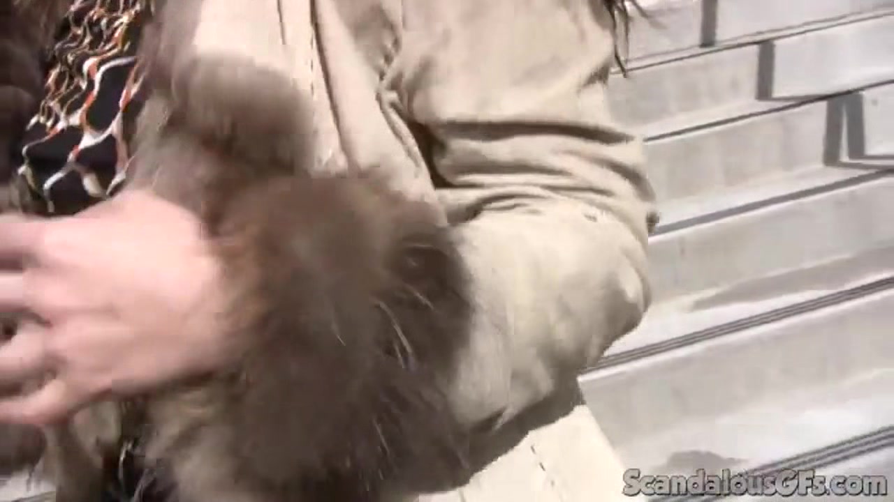 Amateur public slut sucks on little cock