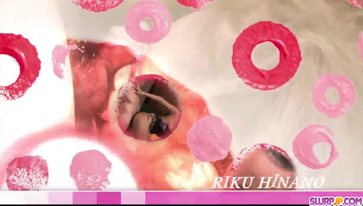 Riku Hinano throats hard and - More at Slurpjp.com