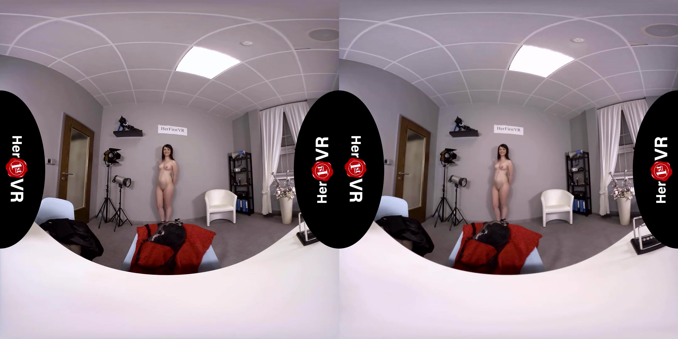 Lena King - First VR Casting - SexLikeReal