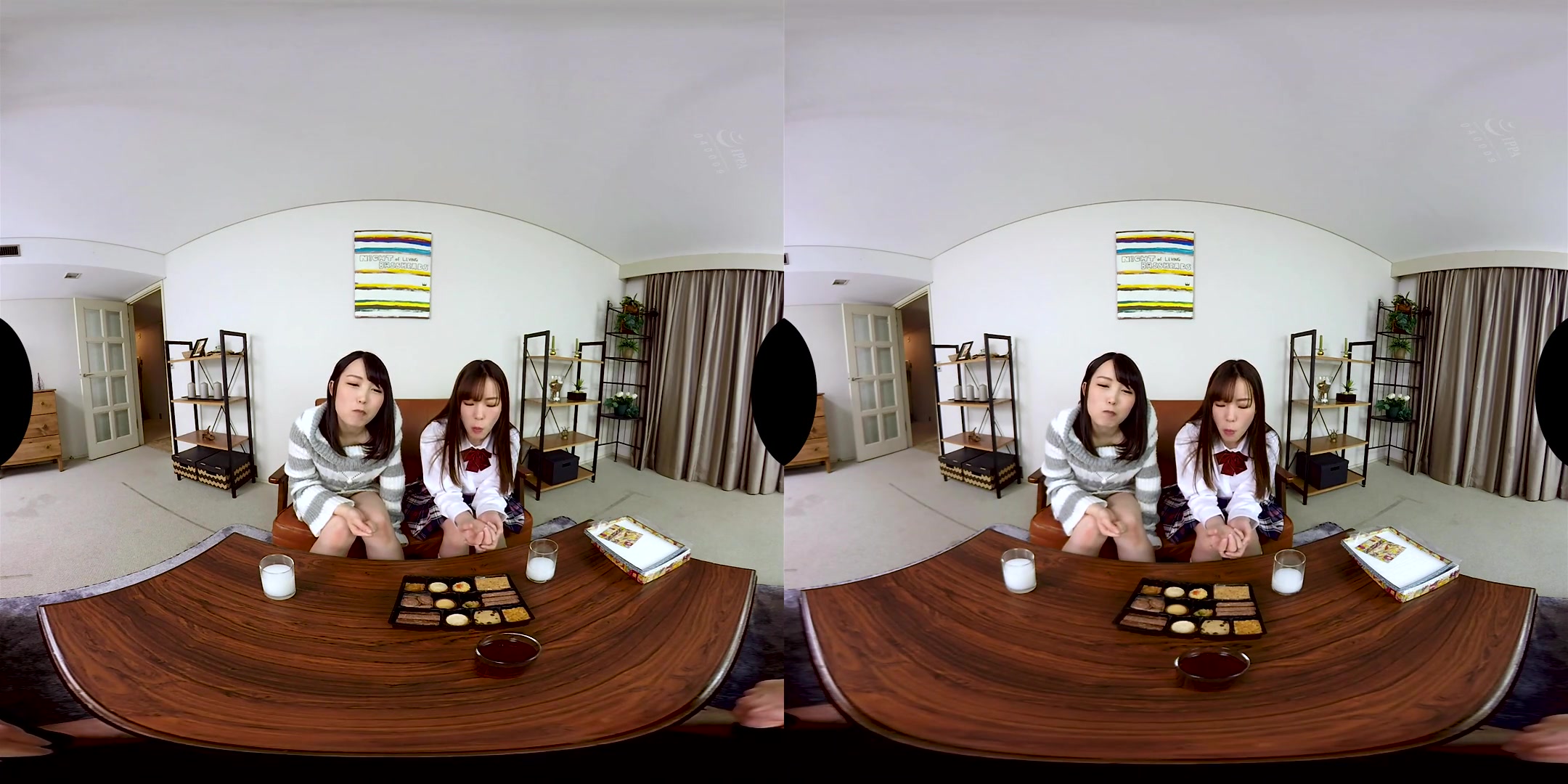 Yoshika Futaba & Nao Kiritani in Yoshika Futaba and Nao Kiritani Innocent Teasing Leads to Creampie Harem 1 - KoalaVR