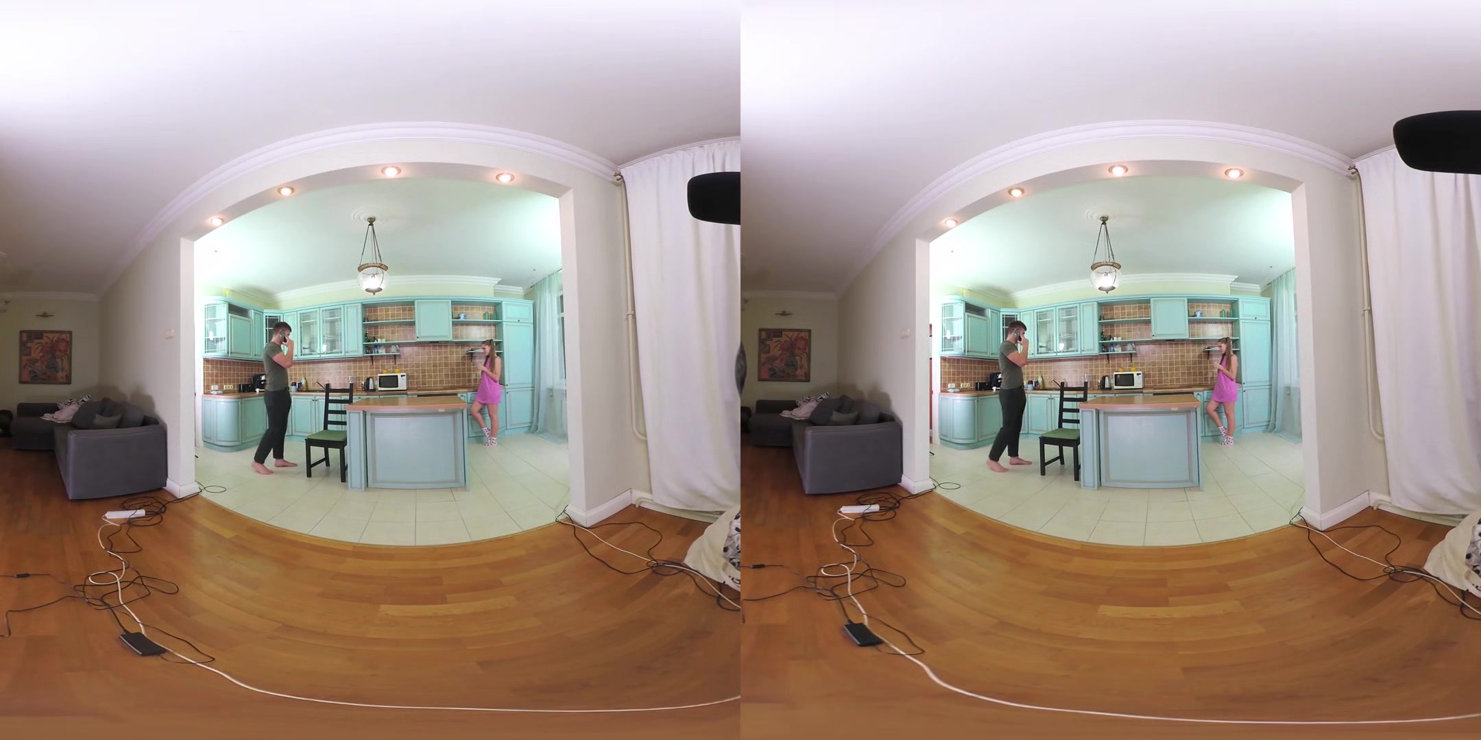 Super Fire Girl Miamoon With Boyfriend After Work In The Kitchen; Amateur 3D Porn