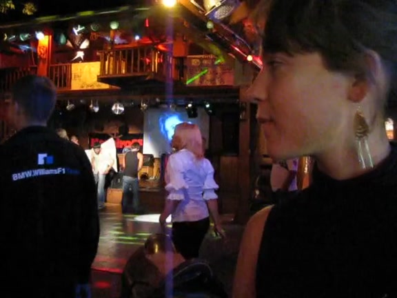 Sneaky blow job and hard sex in the club