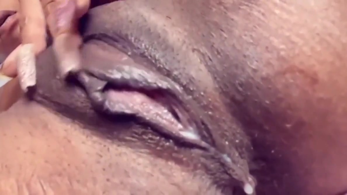 Black Girl I Met Online Playing With Her Tight Pussy