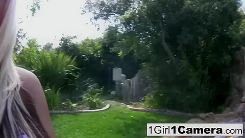 Briana Blair in Briana Blair Outside Masturbating - 1Girl1Camera