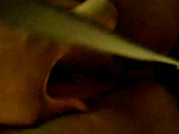 Pinkish interior of this big black cunt in the homemade clip