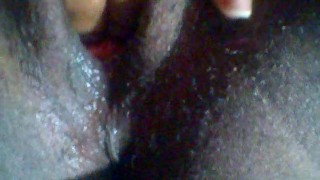 Super wet thick juicy fat ameatur ebony tight pussy