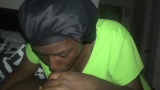 Chocolate Ebony Blowjob