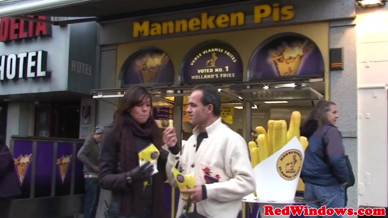 Plump dutch prostitute pumped closeup