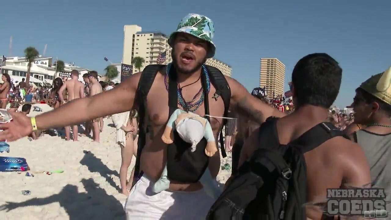 Second Day at Spring Break Panama City Beach Florida Uncut and Uncensored - NebraskaCoeds