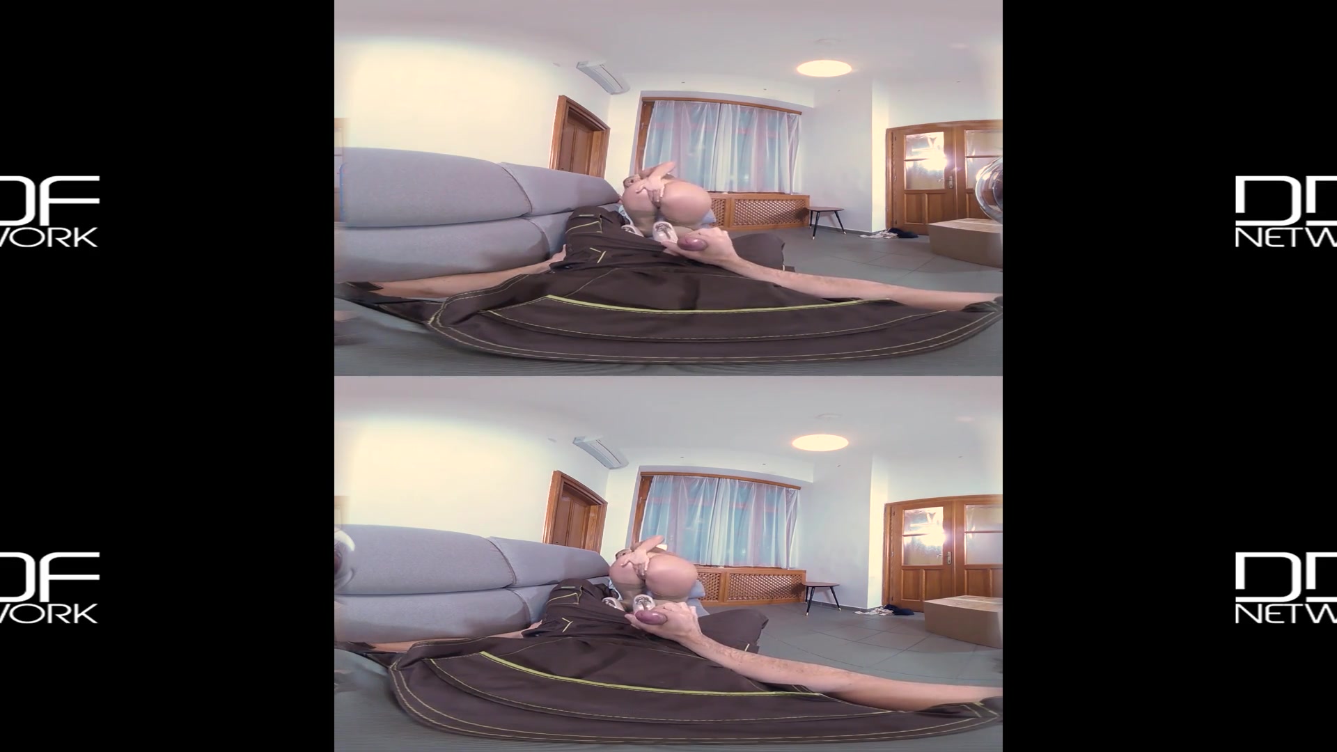 Kitana Lure in Sultry Cock Sucker: Blonde Russian Babe Swallows Cum in POV - DDFNetworkVR