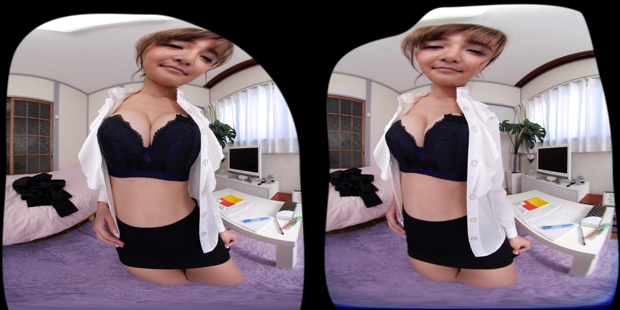 Apartment Days! Miina Aoyama Act 1 - Big Boobs Asian Striptease