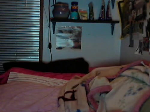 Horny emo teen 18+ fondles with her pussy