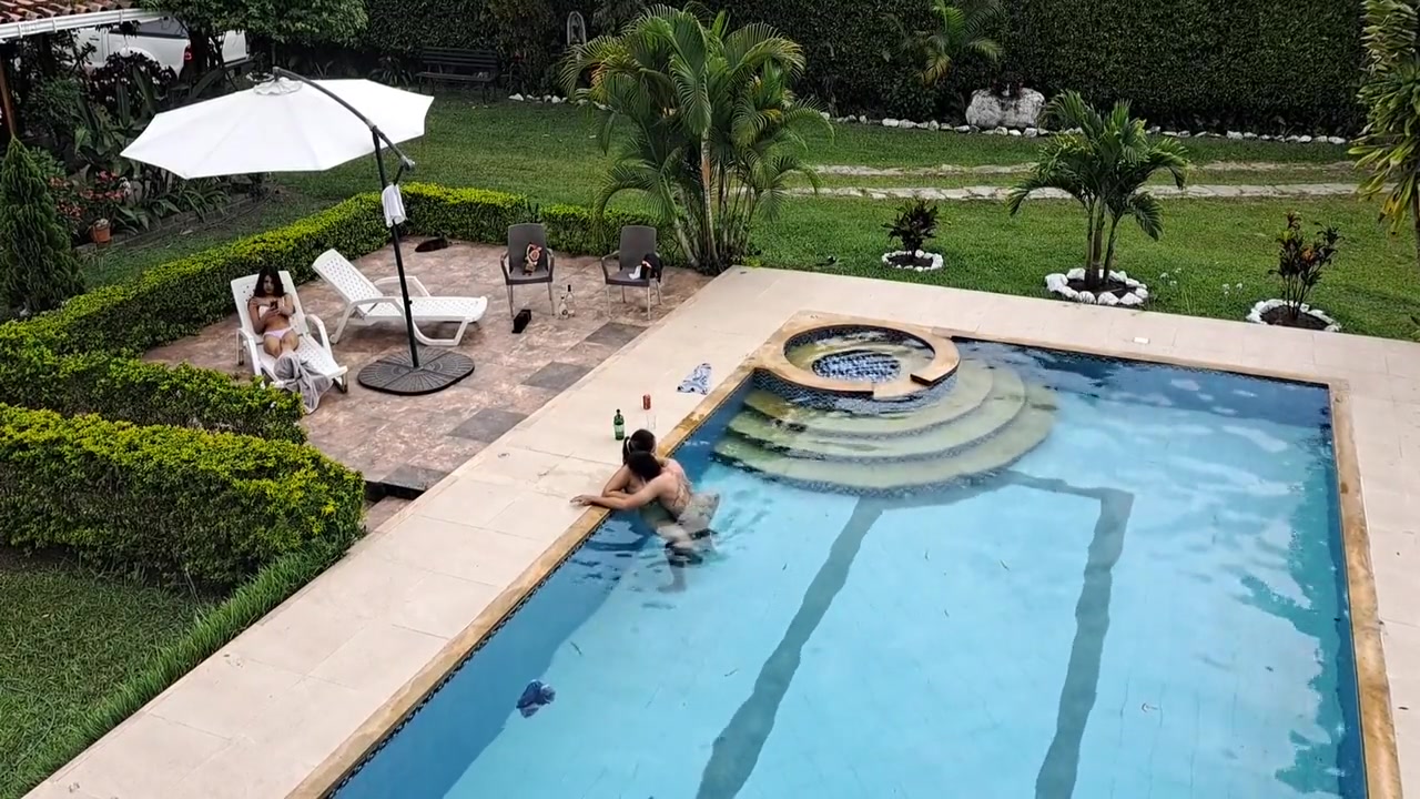 The Party Ends With A Fuck In The Pool. 1