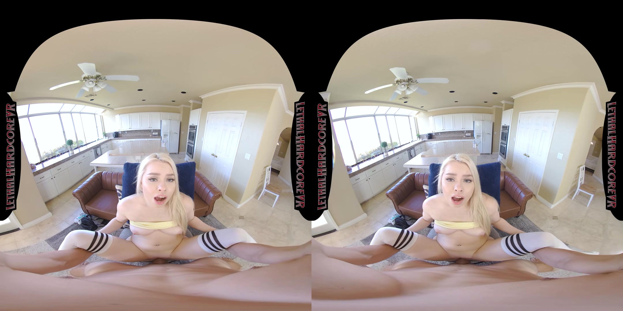 Haley Convinces Stepdaddy To Not Tell On Her - LethalHardcoreVR
