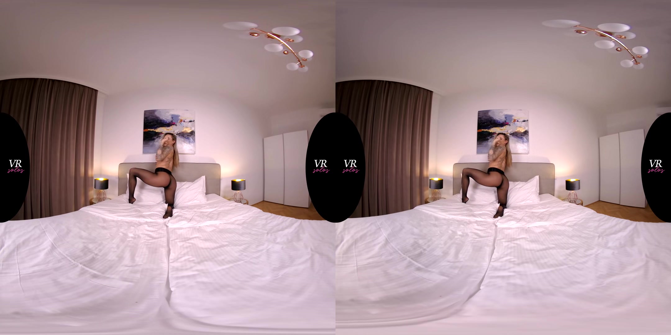 Michaela Isizzu’S Pussy Play - Solo Model Tattoo Striptease Pantyhose