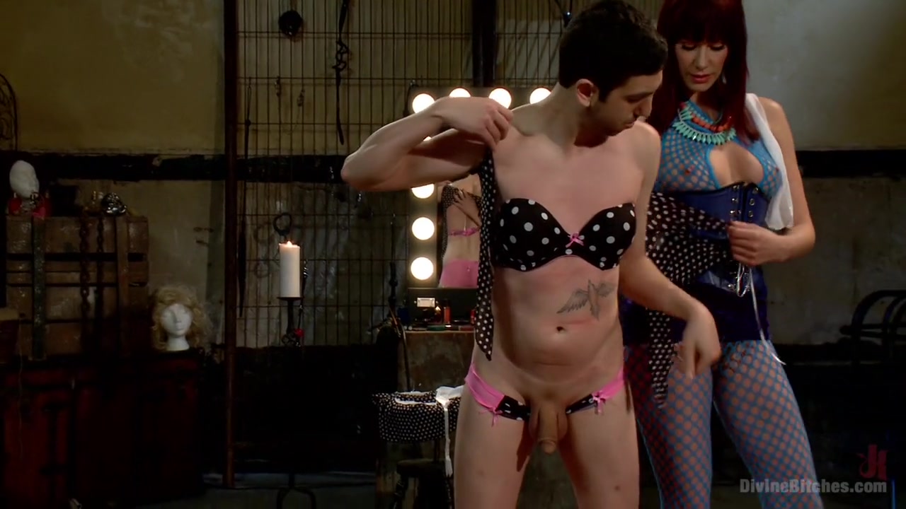 Slave pimped out to suck construction worker dick for Maitresse Madeline