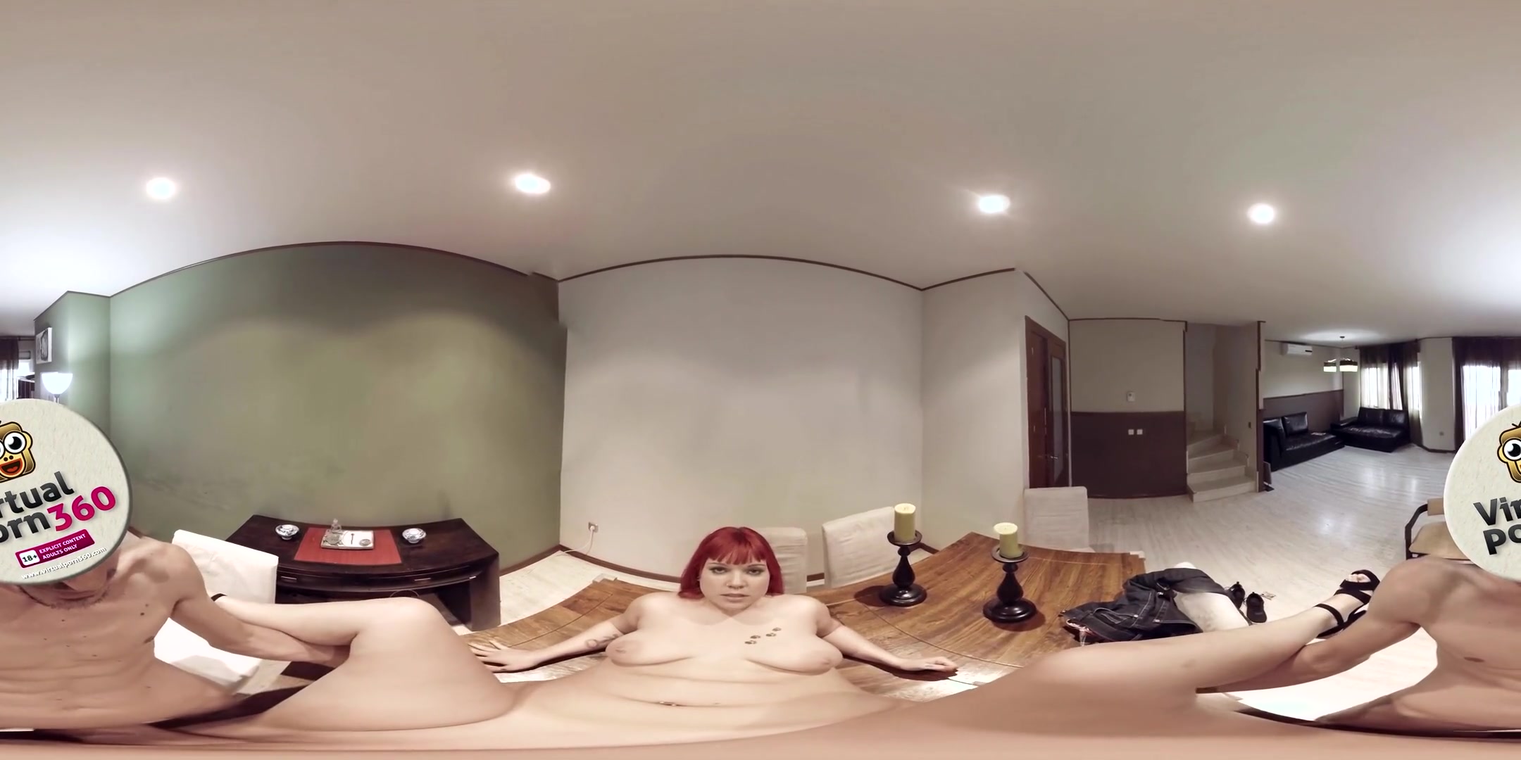 Mey Max in Redhead May Fucked on the Table - VirtualPorn360